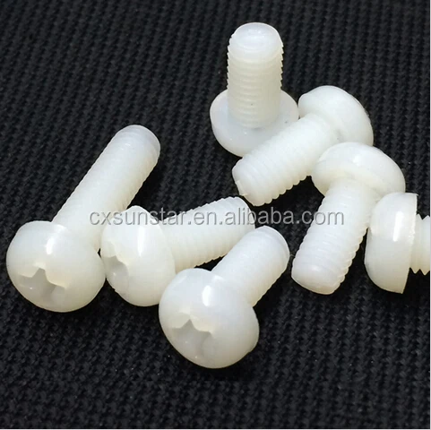 Nylon Screws M2 M2.5 M3 M4 M5 Nylon Phillips Screw Nut Washer Assortment Kit 120117