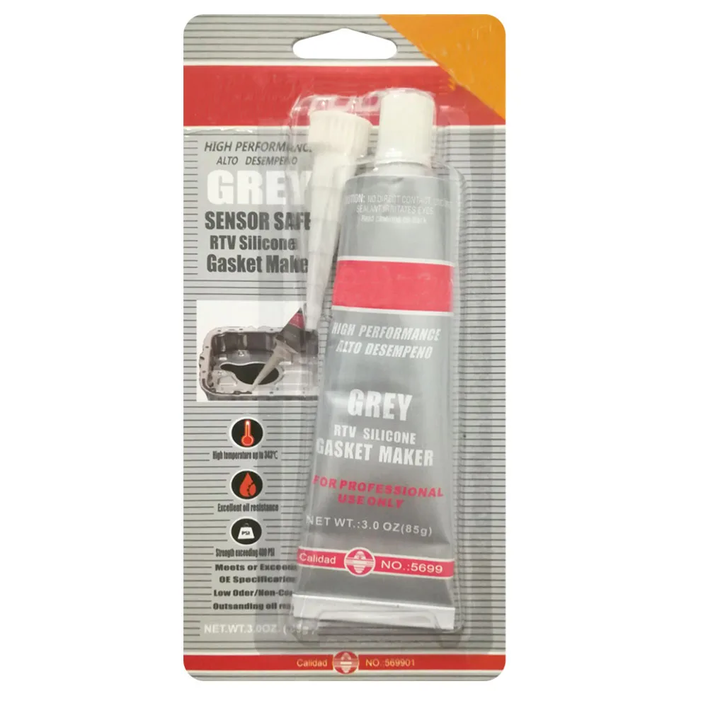 Best Selling White/Transparent/Blue Silicone Adhesive Gasket Maker Rtv