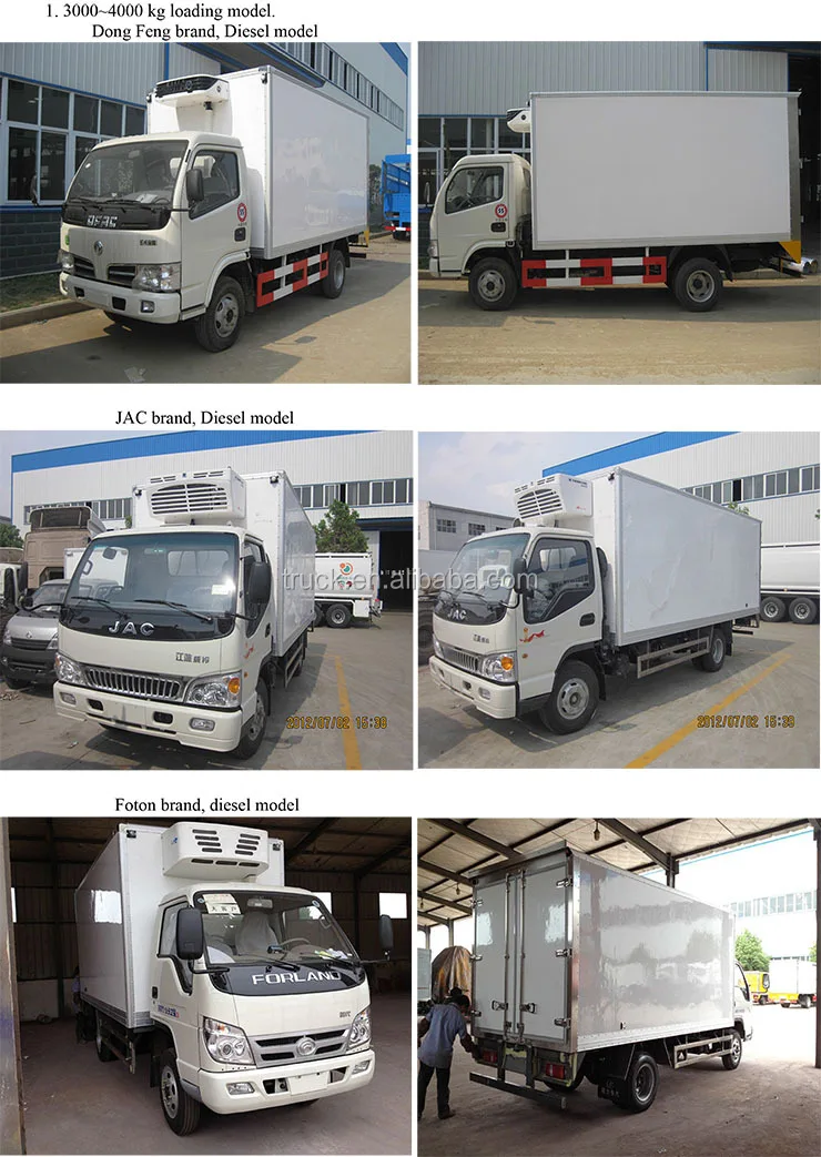 Cargo truck,refrigerated van truck, ice cream truck,thermal van truck1