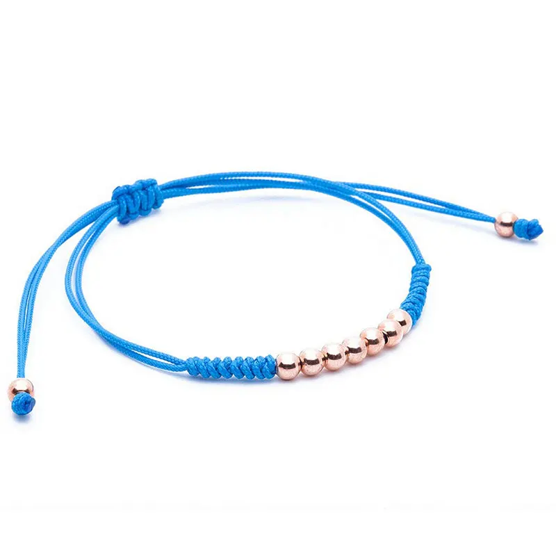 Миниатюрные шарики браслет грани серебряный шар с раздвижным узлом