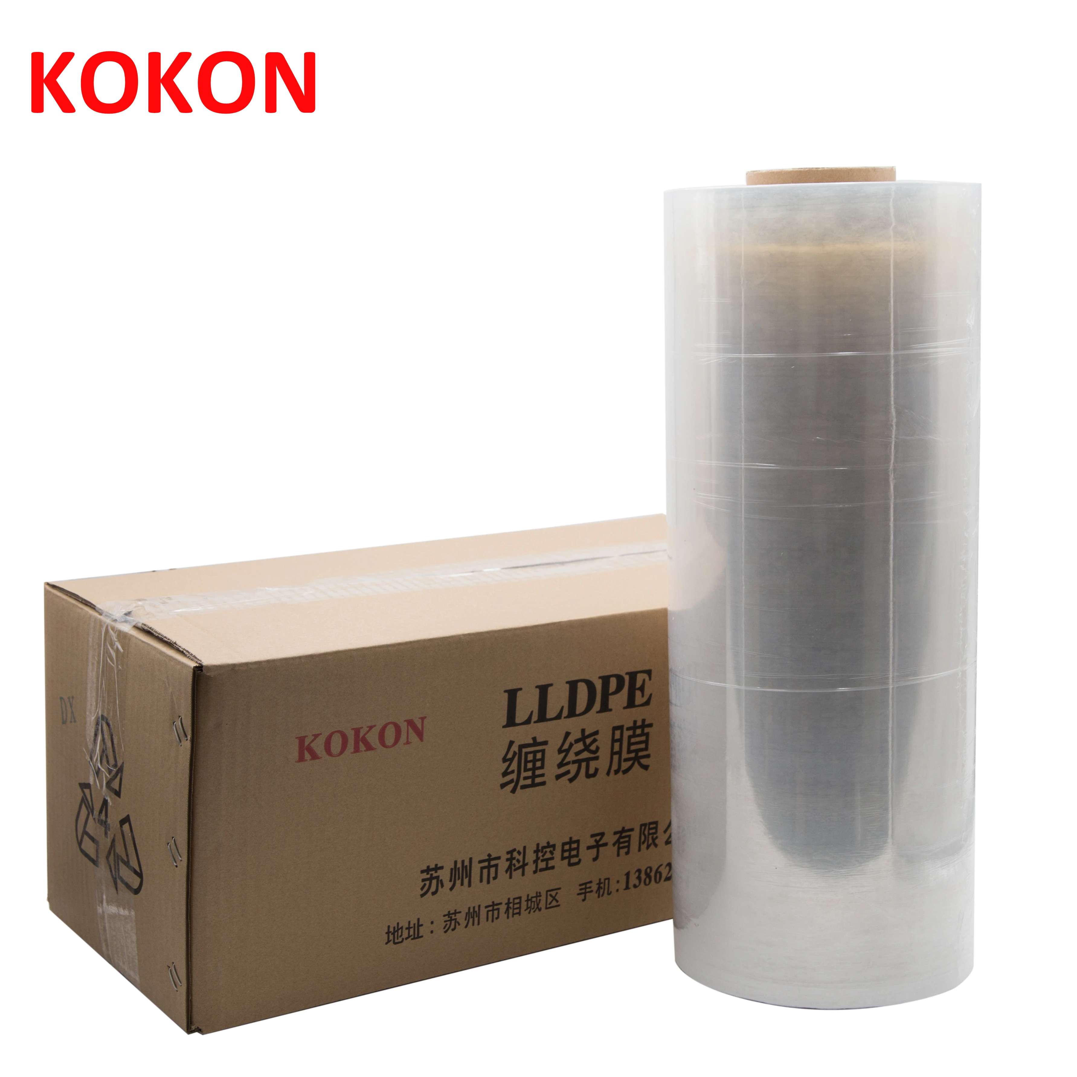 
Wholesale Customized Transparent 15 17 23 Micron Clear Stretch Film 30kg for Pallet Wrapping 