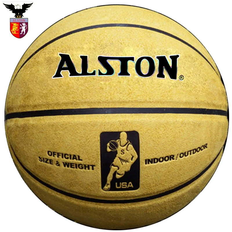 Leather Ball Material And Ball Type Cow Leather Professional Match Basketball