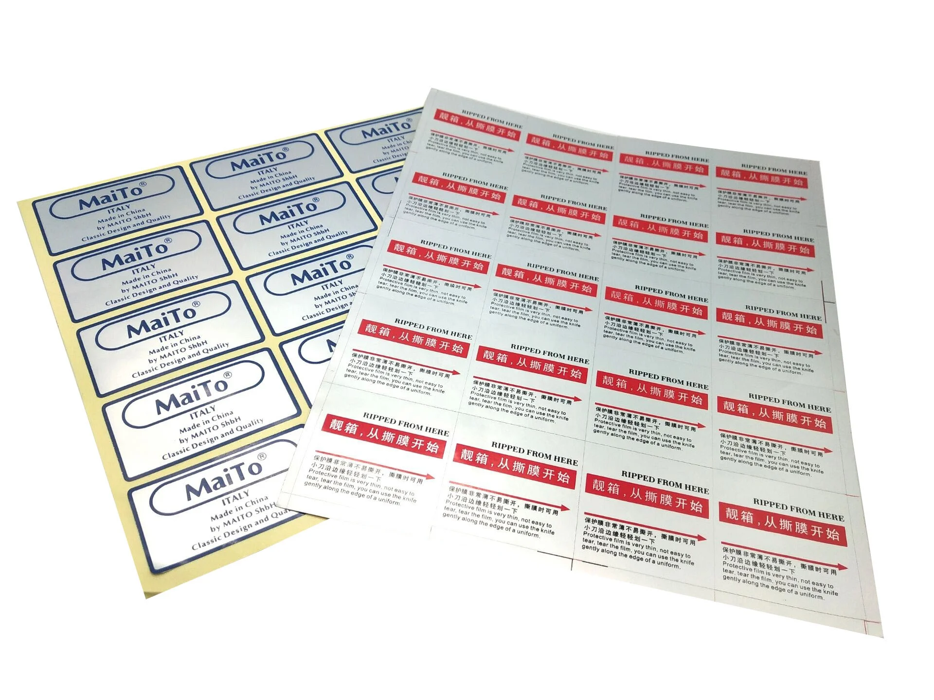 
Wholesale custom logo printing adhesive label sticker 