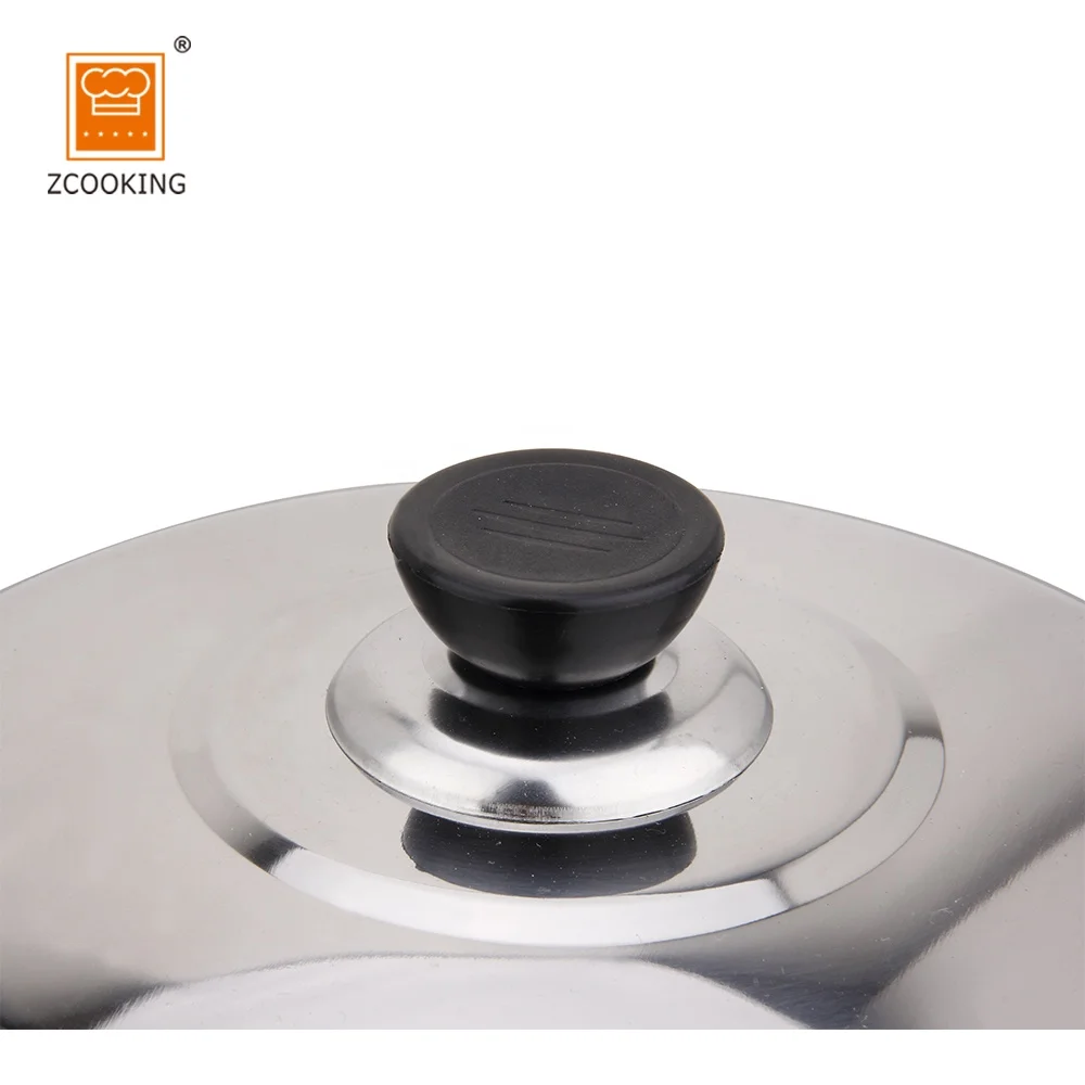 
China Supplier Biryani Stainless Steel Cooking Pot With Lid 