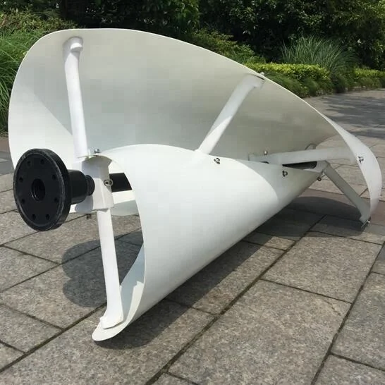 400W 500W 800W wind solar hybrid power system Vertical axis wind turbine spiral wind generator