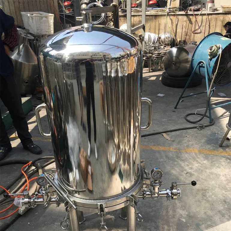 High quality and high grade sanitary ss304 316 lenticular beer wine filter housing