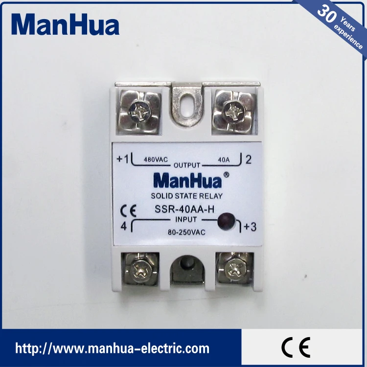 Fotek тип Однофазный ОКРУГ КОЛУМБИЯ управления ПЕРЕМЕННОГО ТОКА 3-32VDC 40А Твердотельного Реле/ССР Реле С CE