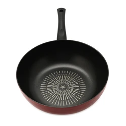 Useful and hot sale aluminum forged wok with non stick coating