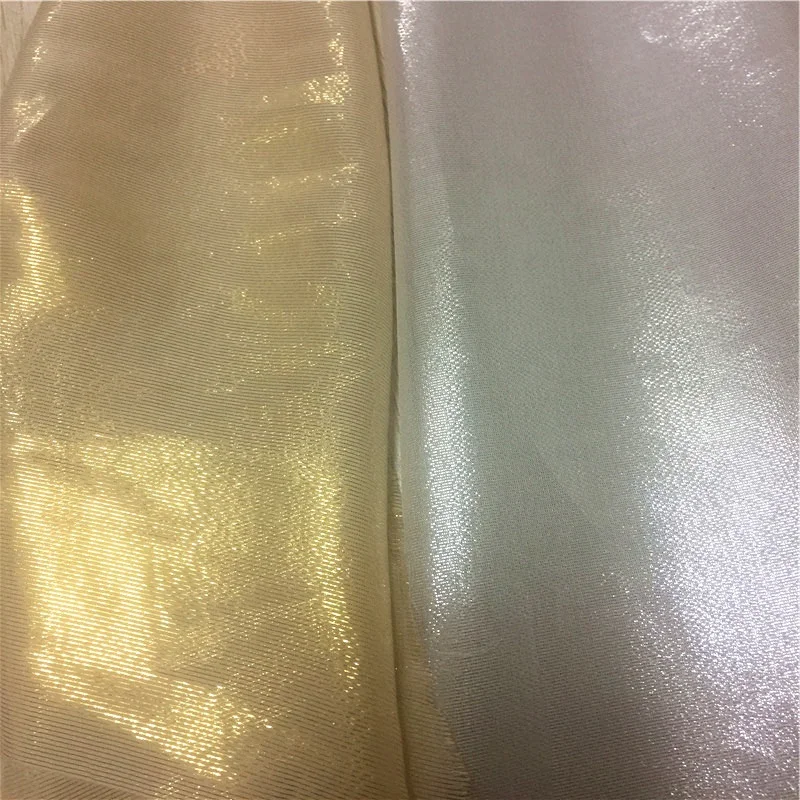 Шелковая шифоновая ткань с люрексом