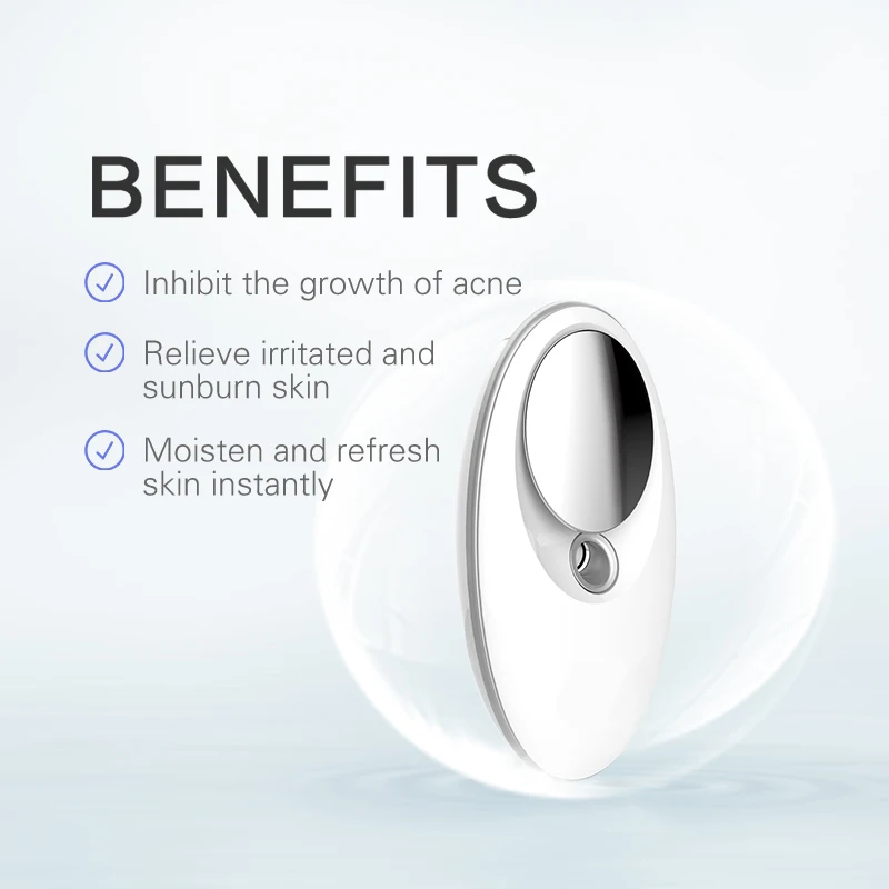 Plasma skin care nano hair steamer electric steam inhaler hydrating mist spray