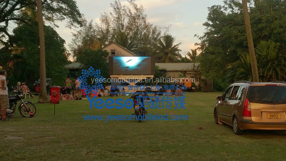 
Hot! Big trailer with LED display: YES-T12 for big events 