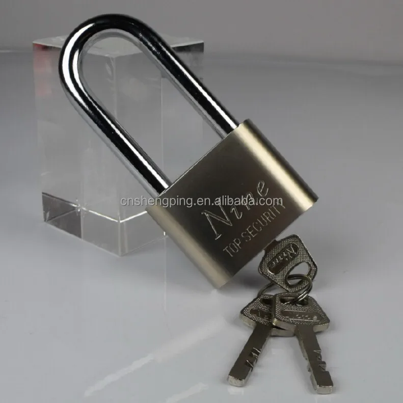 Long shckle round blade iron padlock vane pad lock cadenas candado lucchetti schloss lucchetto pad lock code padlock