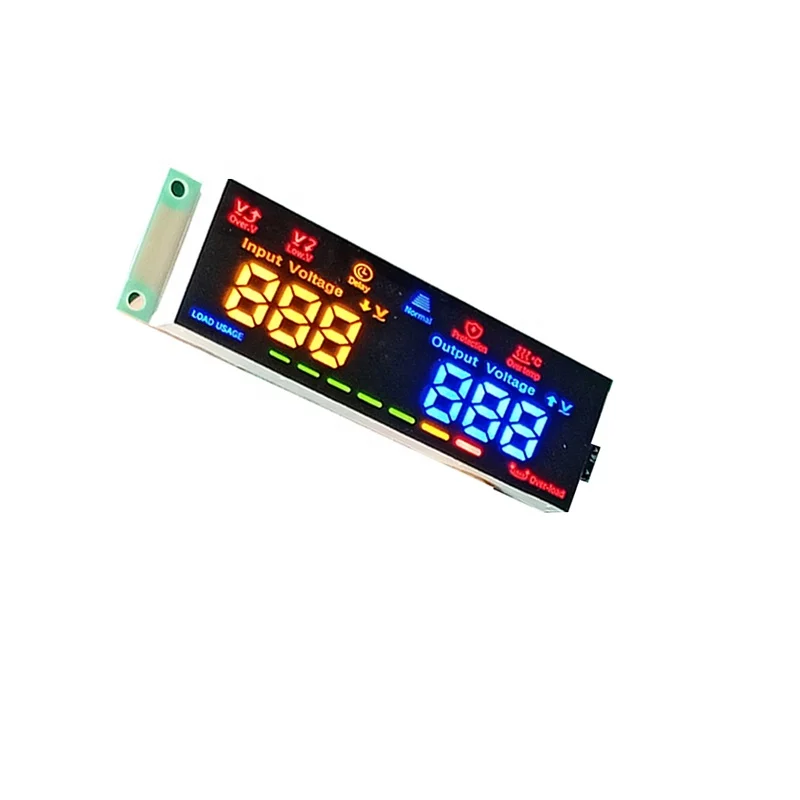 indoor different color or rgb smd led display mini sized 7 segment led module