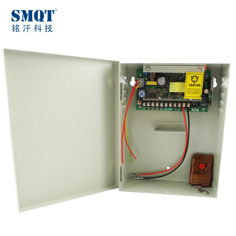  SMQT Wholesaler Price DC 12V 3A/5A door access control power supply with remote controller
