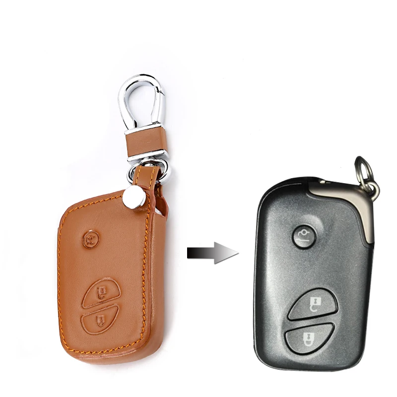 Кожаный чехол для автомобильного ключа Lexus ES 300h 250 350 IS GS CT200h RX CT200 ES240 GX400 LX570 RX270