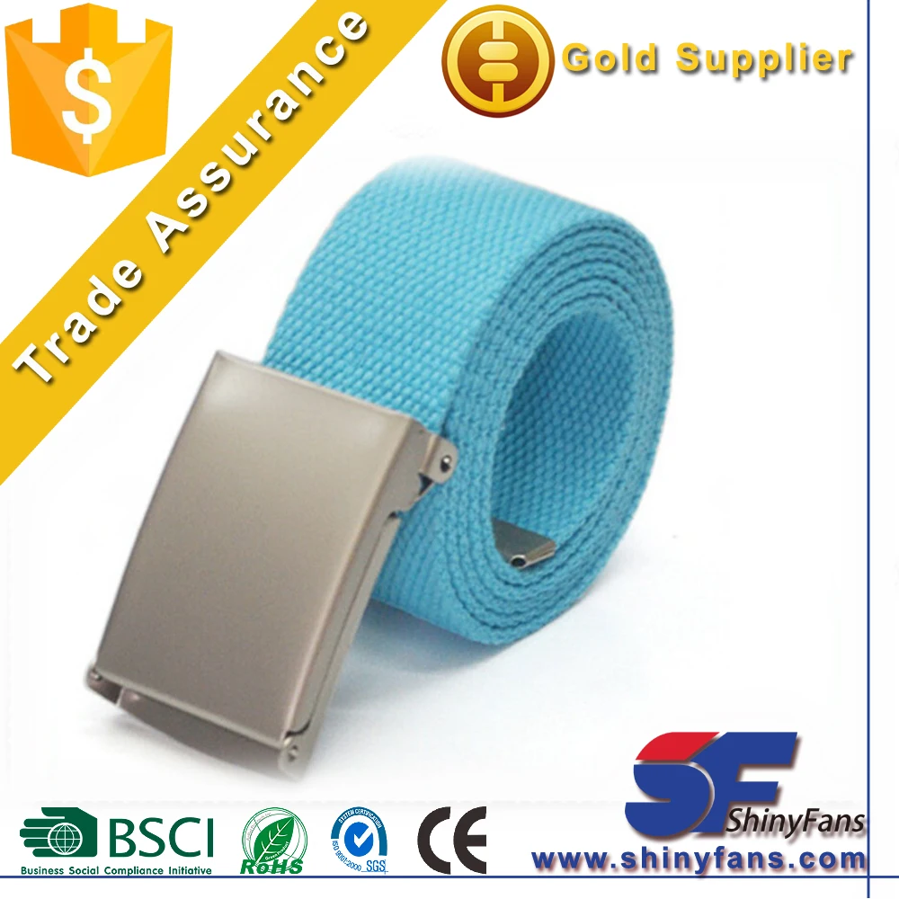 Hot sale fashion good quality stock stretch belt with alloy buckle