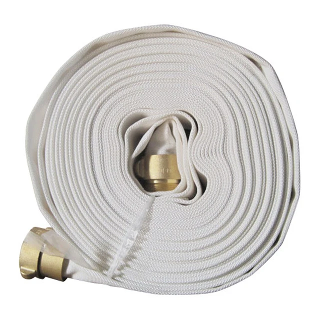 
Double jacket fire hose with NST coupling 