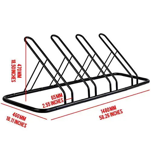 
Direct 1-6 Bike Rack Floor Parking Rack for Bike Storage Hanger Stand powder coated steel bicycle rack 