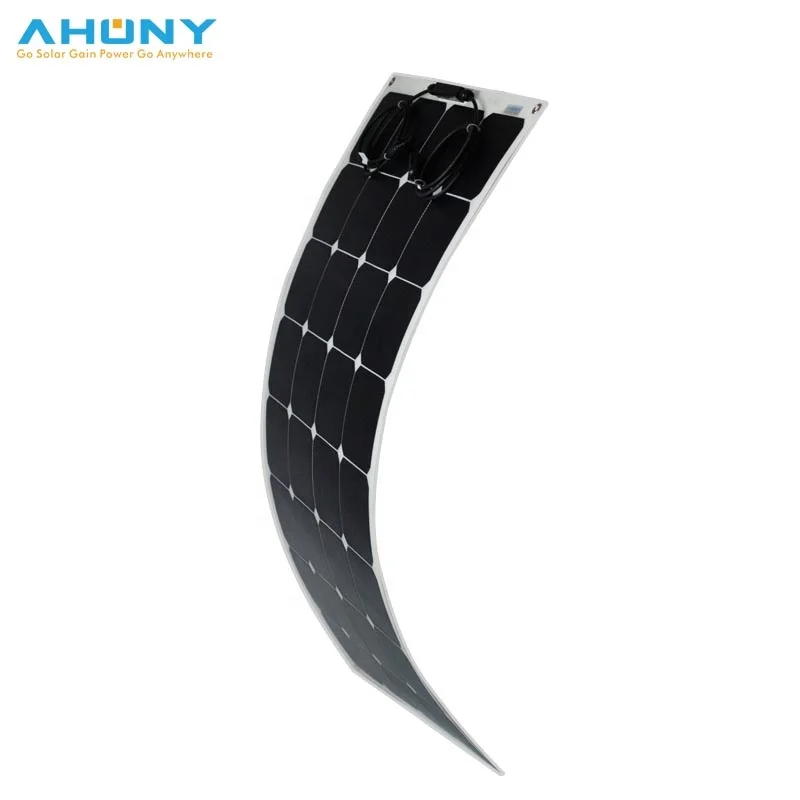 sunpower high efficiency12v ETFE flexible Solar Panel ultralight for camper trailer boater fishing