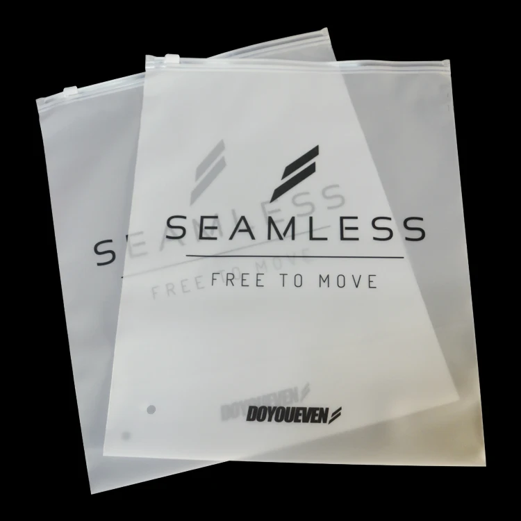 
clothing custom zip lock clothes packing plastic packaging bags 