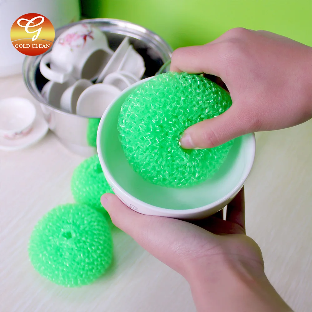 PP Dish Scrubber Scouring Pads Tough and Durable - Non-Scratch for Non-Stick Cookware