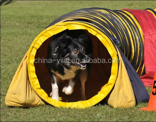 good quality flexible dog tunnel, hot sell dog tunnel for training game