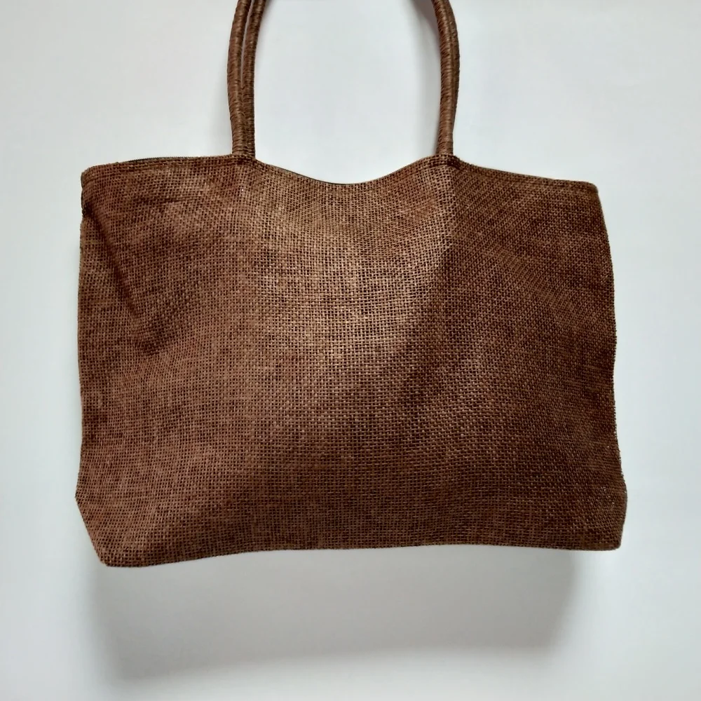 Purchase Sample paper straw crochet tote bag
