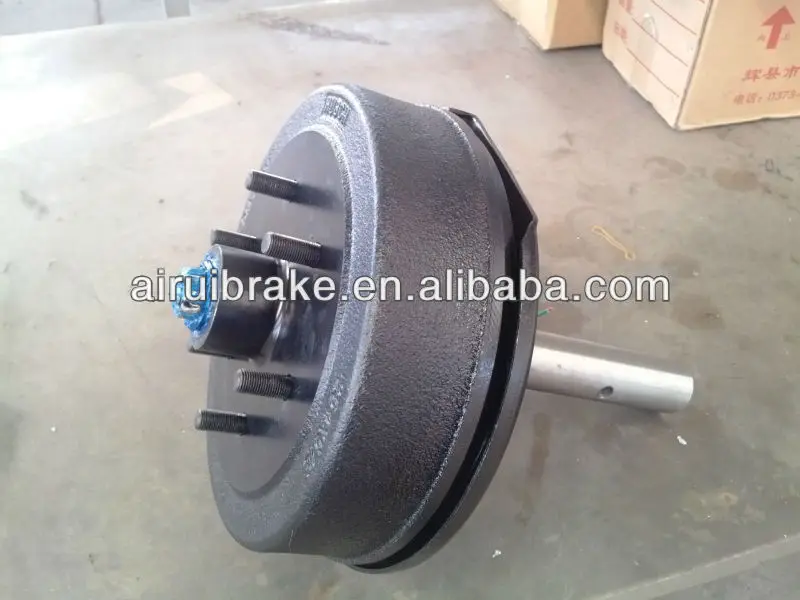Airui Factory Wholesale 750kg to 1500kg Round or Square 39mm 40mm 45mm 50mm 60mm Solid Steel Stub electric  Axle