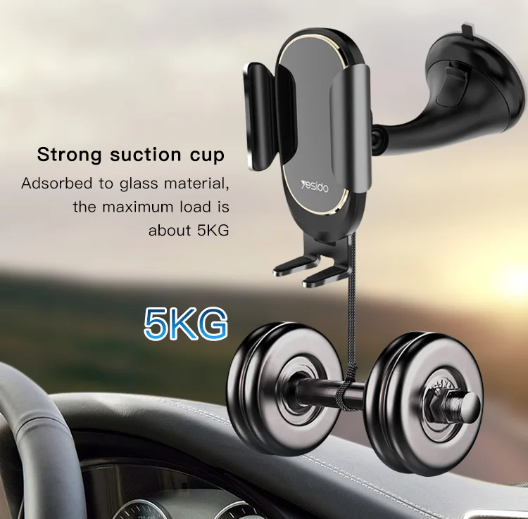 New Arrival 360 Angle Adjustable Car Phone Stand 4-7 Inch Car Mobile Phone Holder