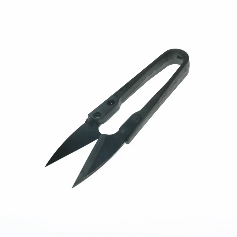 Factory Directly Sales TC-805B Plastic Handle Yarn Scissor Black Blade Clipper Golden Eagle Trimmer