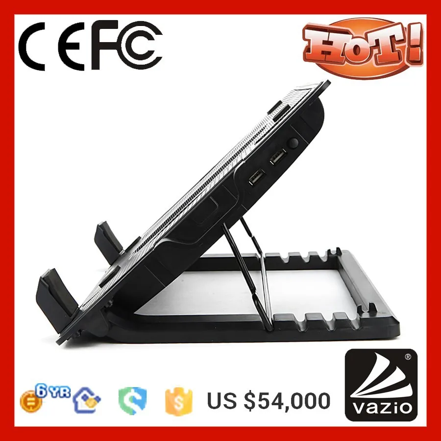 height adjustable led laptop notebook cooling fan pad