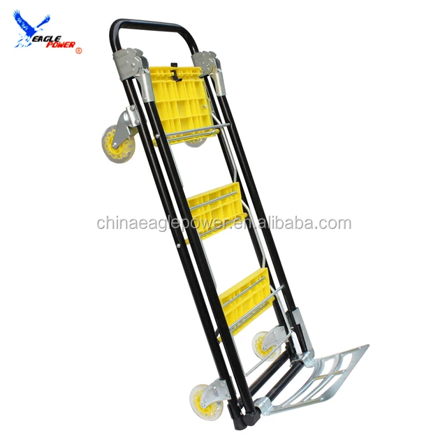 
4 in 1 multi-purpose steel folding trolley & magic step ladder 