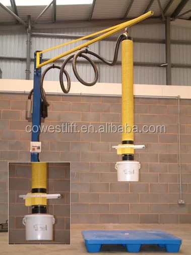 
vacuum lifting machine for barrels, pails,drums 