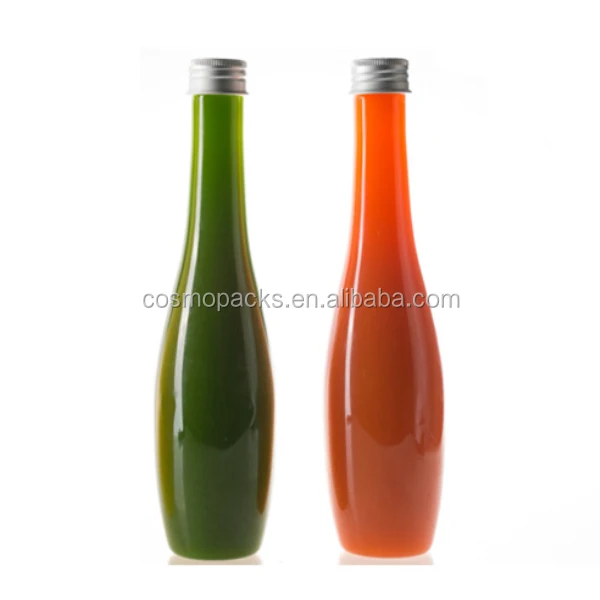 
300ml Sample Free Bulk Food Packing Jar Pet Clear Wholesale Fruit Juice Liquid Packaging Bottle 