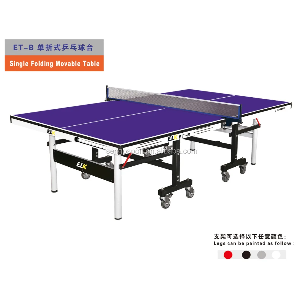 SENGO movable single folding 25mm table tennis table/ping pong table for sale