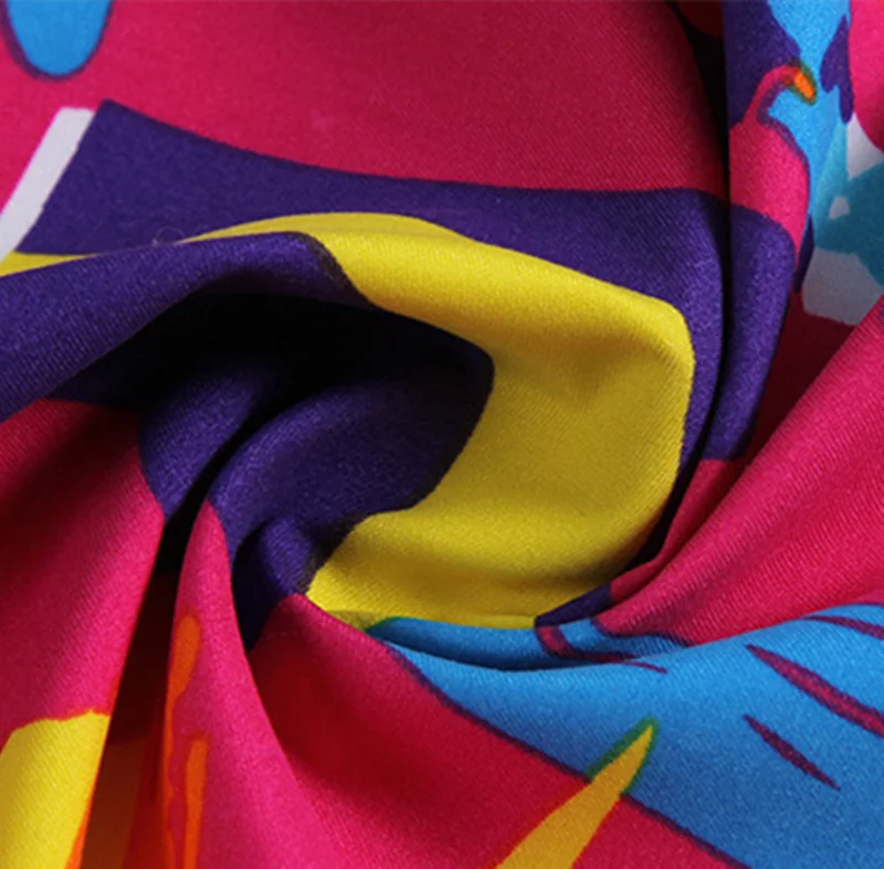 
Wholesale 75D*150D 100% Polyester Microfiber Twill Printed Quick drying Peach Skin Fabric 