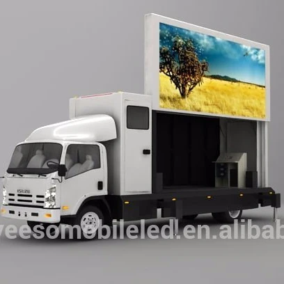 Led Mobile Truck with advertising led billboard