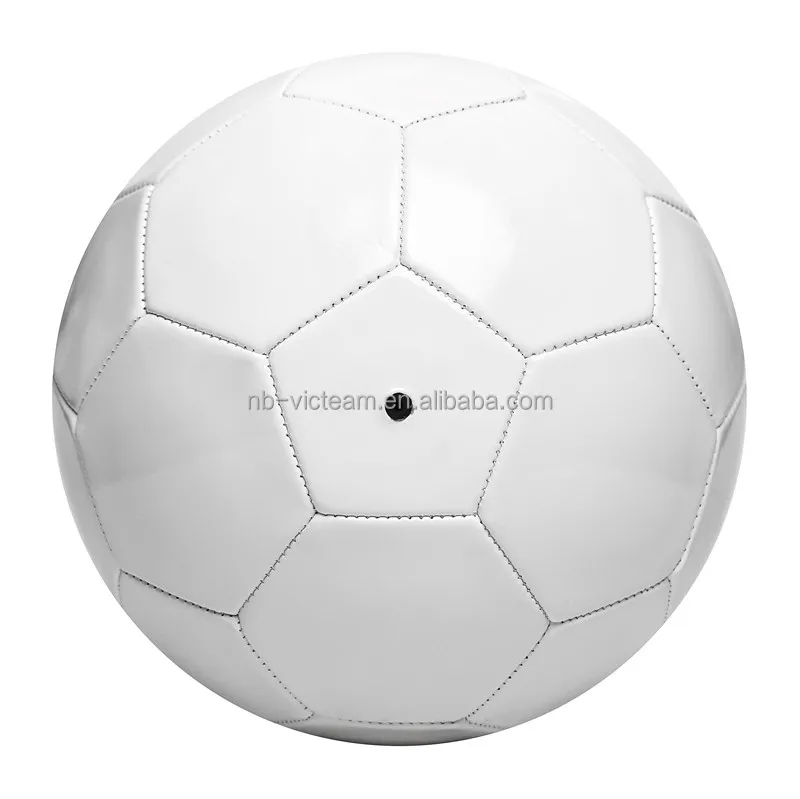 Factory Direct Sale Machine-Sewing Blank White Soccer Ball,Low Price Plain Football Manufacturers