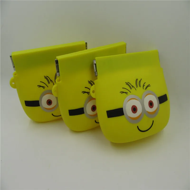 
Hot selling customized cartoon silicone coin purse 