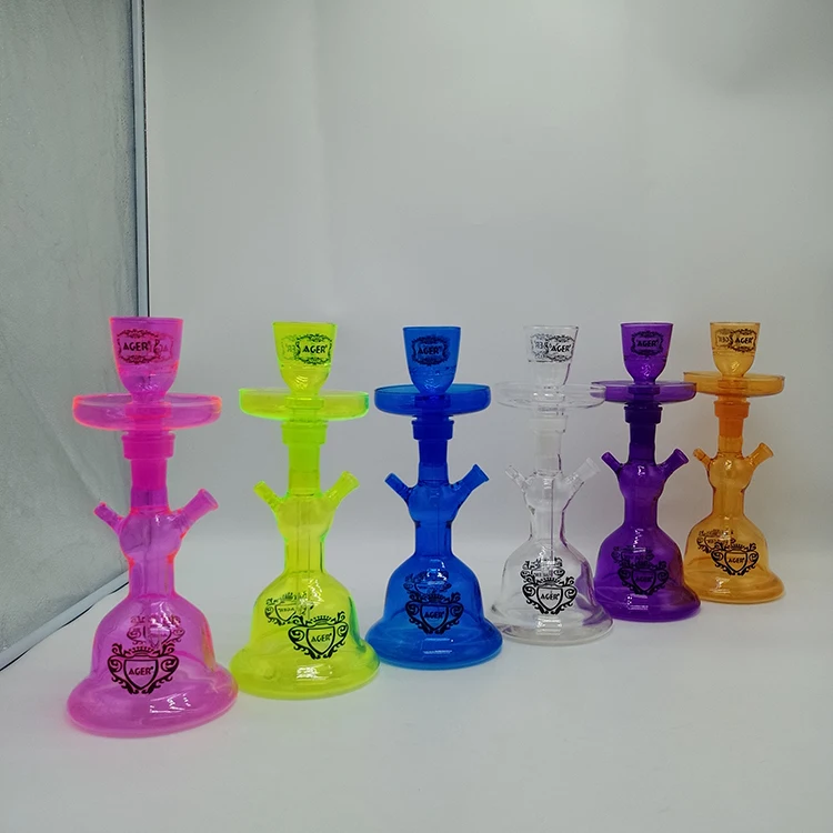 Hot new products colored glass hookah