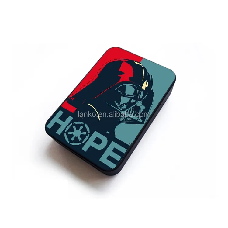 So cool design proda 10000mah portable mobile darth vader power bank polymer external battery