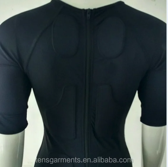 Electric Muscle Stimulator Suit with Muscle Vibrator Wireless EMS Training Suit Visionbody
