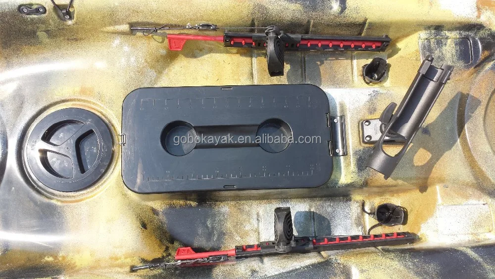 marble color sit on top kayak boat with pedals