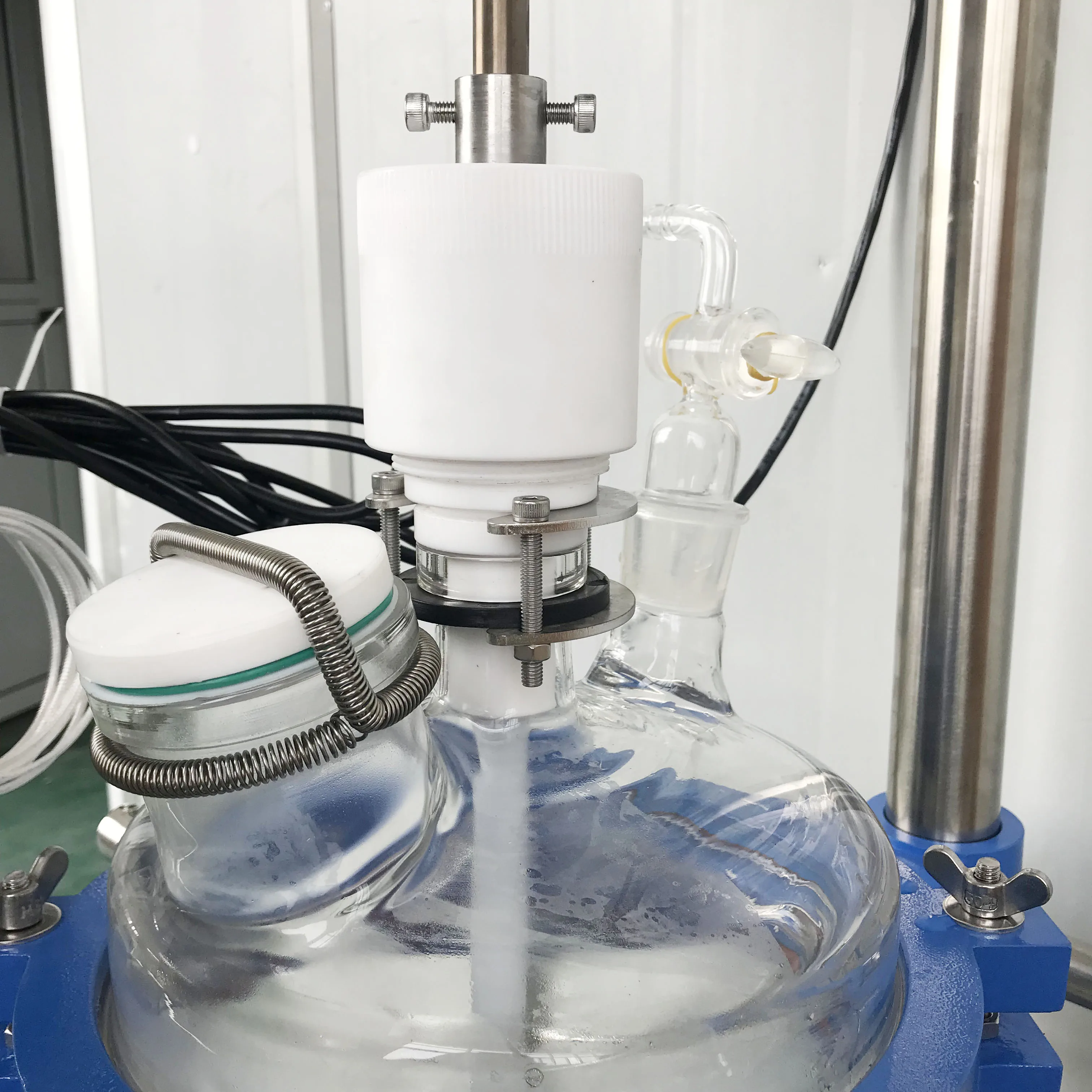Hot sale Bioreactor 10L Chemical separator single layer glass reactor