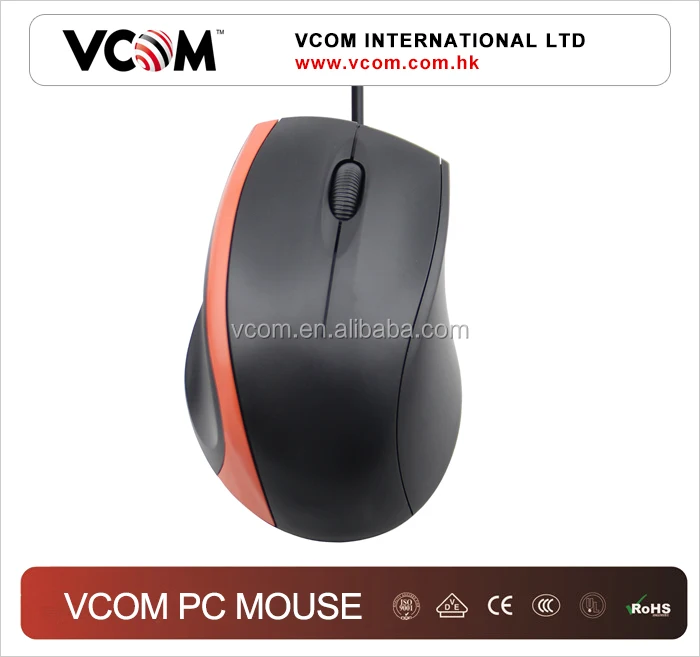 VCOM 1600DPI USB Wired Optical Mouse for PC