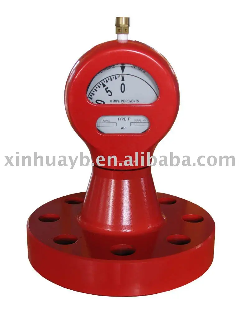15000psi Тип F Манометр с Фланцем
