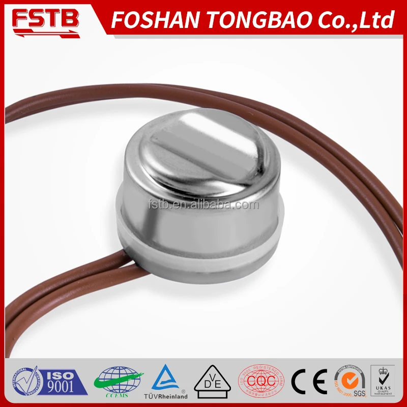 FSTB KSD310 auto reset waterproof thermostat for refrigerator parts
