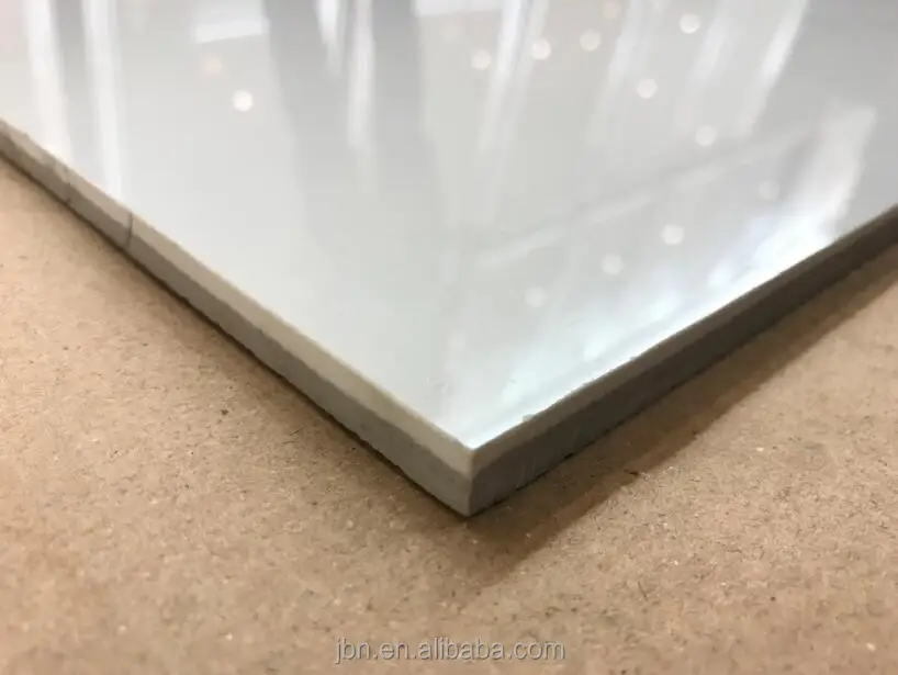
600x600mm Super white glossy polished porcelain floor tile 