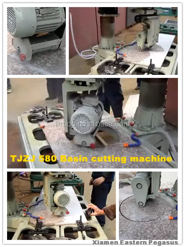 Stone machine for making washing basin sink hole cutting machine