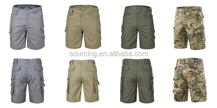 4-Colors ESDY Multi-Pockets Hunting Mens Breathable Quick Drying Tactical Short Pants